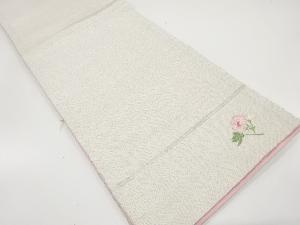 アンティーク　花模様刺繍袋帯(材料)